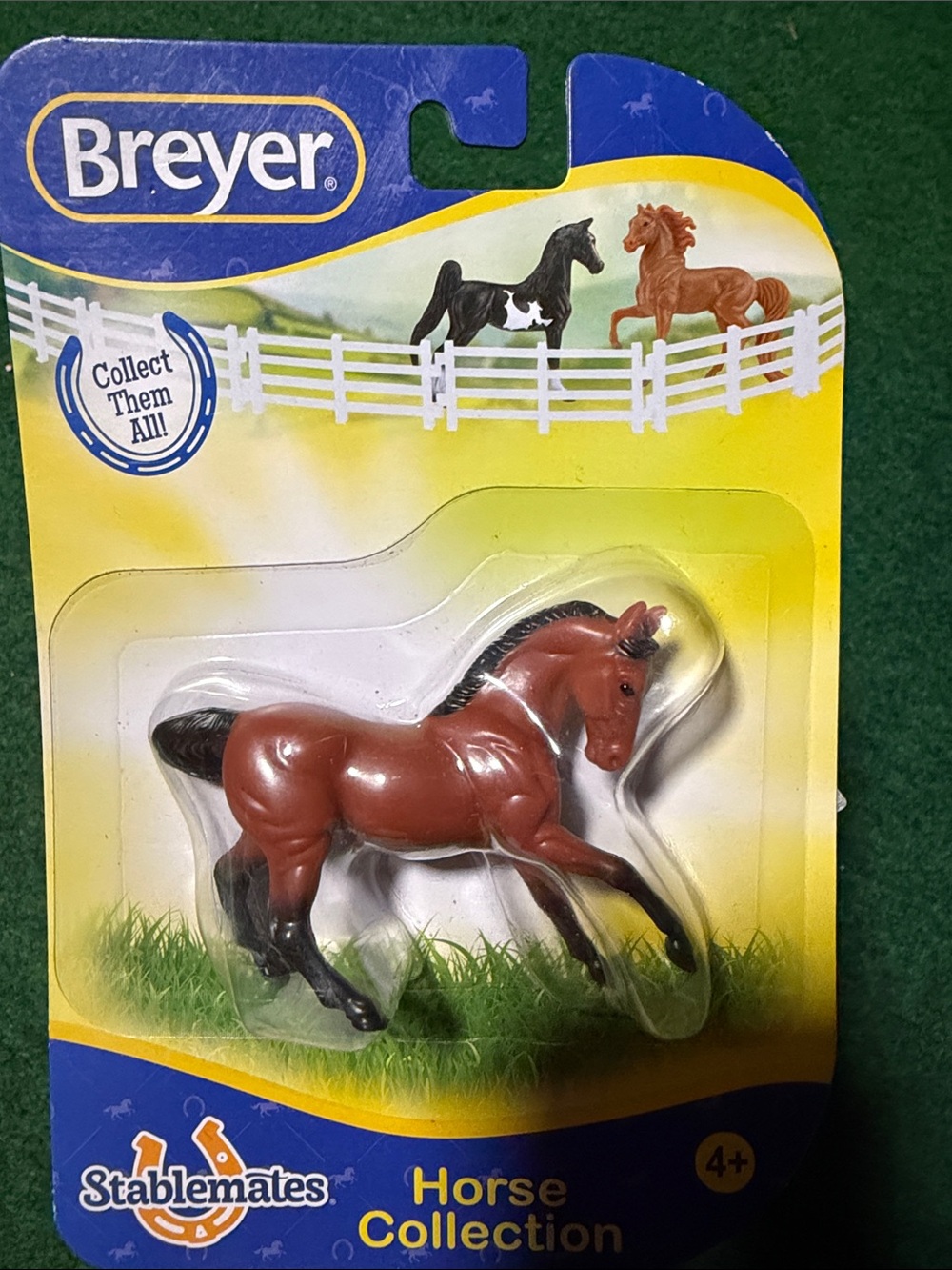 Breyer Brown Horse Figure with Black Mane and Tail